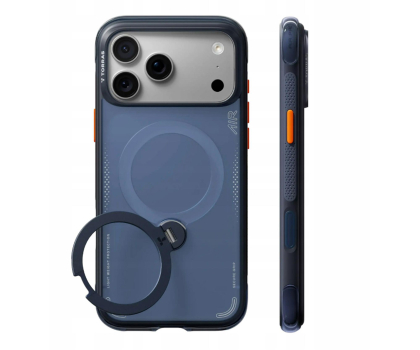 Etui do telefonów TORRAS Ostand Q3 Air do iPhone 18 Pro / 17 Pro MagSafe (deep blue)